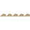 5Pcs Lightweight Golden Guitar Fret Leveling Guide String Action Ruler 8