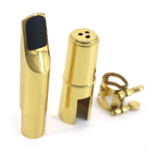 Tenor Saxophone Mouthpiece 7C Metal Brass for Jazz and Pop with Bright Resonant Sound