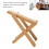 Adjustable Wooden Guitar Foot Rest Stool with Foldable Design for Practice and Stage Use 4