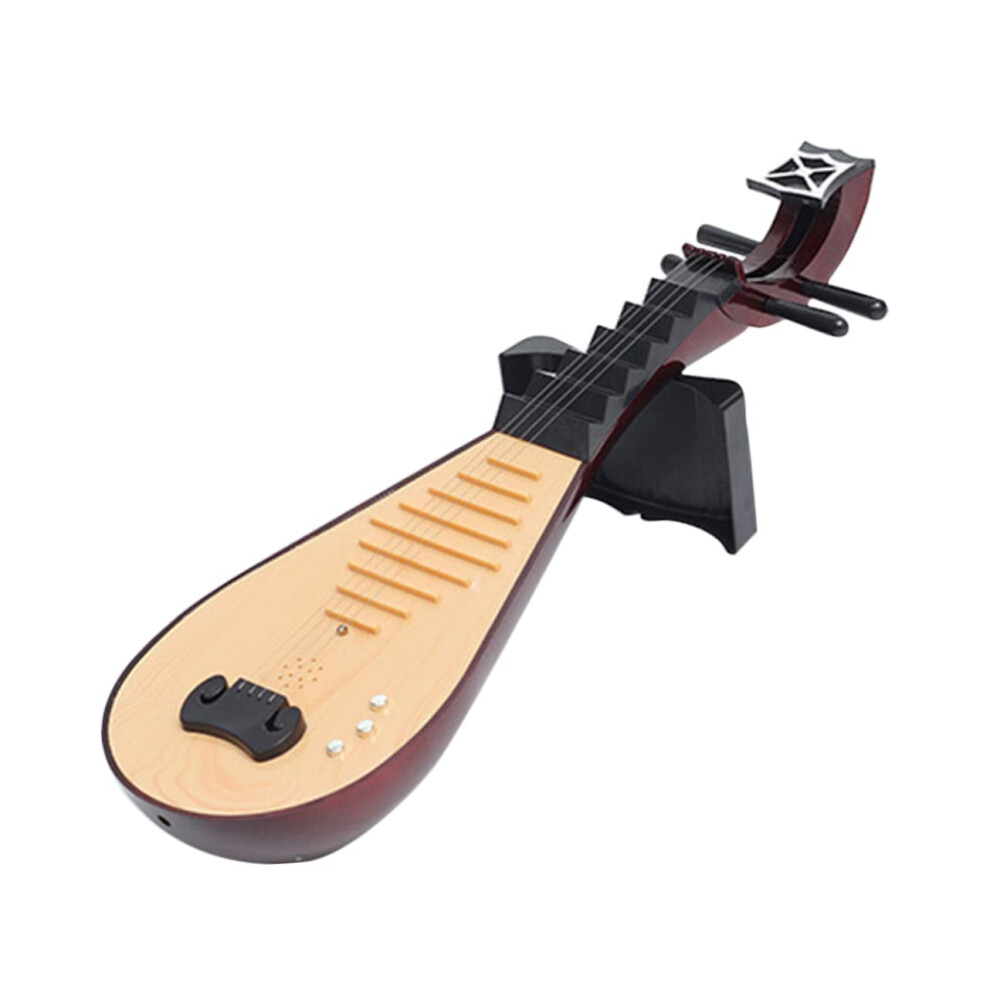 Chinese Lute Model Pipa Decorative Instrument With Realistic Vintage Look For Photo Studio Decor 9099447361639