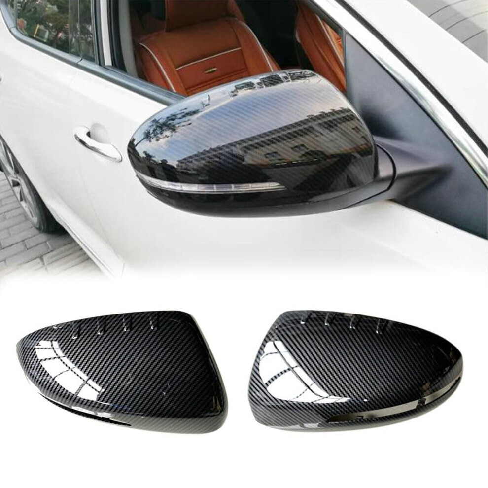 Carbon Fiber Sport Style Mirror Covers For Kia Optima K5 20112015 Custom Fit 2Pcs Set 9070919795633