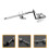 Drum Cowbell Clamp Metal Adjustable Holder Mount Bracket for Drum Set Secure Quick Attachment 5