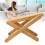 Adjustable Wooden Guitar Foot Rest Stool with Foldable Design for Practice and Stage Use 5