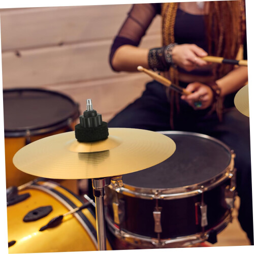 2pcs Jazz Drum Crash Cymbal Set with Clear Stick Response and Durable Construction for Practice 1