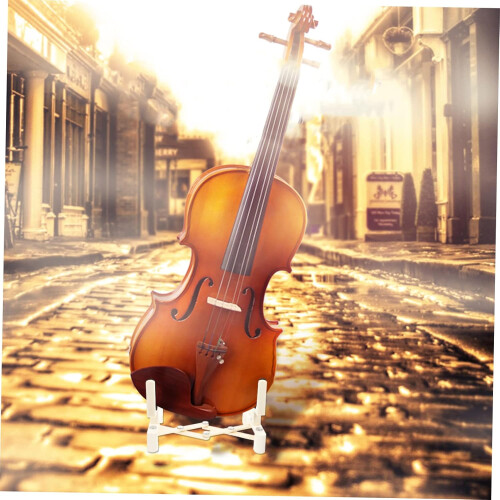 Violin Stand Folding Music Stand Telescopic Design for Violin Storage Display 2