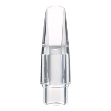 Transparent Alto Saxophone Mouthpiece with Bright Tone Projection and Easy Play Response