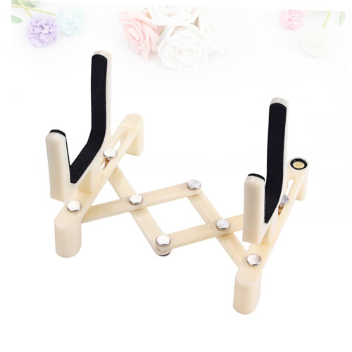 Foldable Violin Stand with Protective Sponge Pad, Adjustable Universal Holder for Travel 1