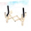 Foldable Violin Stand with Protective Sponge Pad, Adjustable Universal Holder for Travel 5