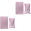 4Pièces Coussin Main Violet PU, Support Ergonomique Pour Ongles 3