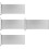 4Pièces Plaques Aluminium Argentées Pour Porte De Bureau 9