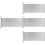 4Pièces Plaques Aluminium Argentées Pour Porte De Bureau 8