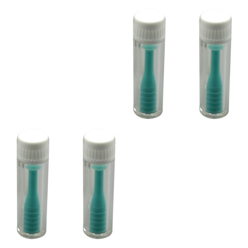 4Pièces Vert Retrait Lentilles Rigides Pour Voyage 2