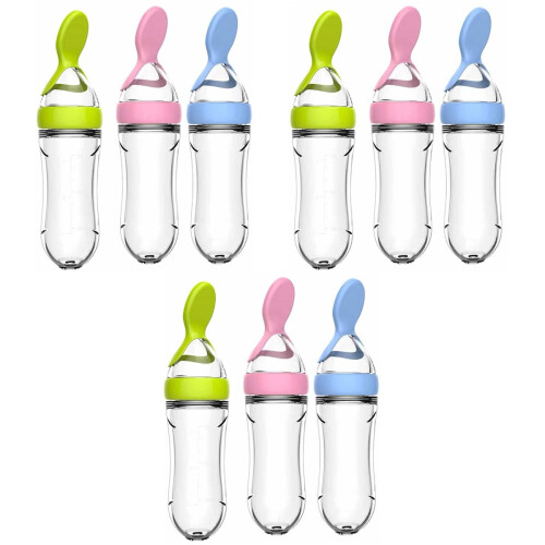 9Pièces En Silicone Pour Bébé, Distributeur De Purée Facile 2