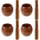 4Ensembles Mortier Pilon En Bois Pour Ail, Épices Compléments 7