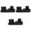 3Pièces Rangement Noir Multifonction Support Chargeur Pour Appareils 5