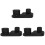 3Pièces Rangement Noir Multifonction Support Chargeur Pour Appareils 4