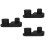 3Pièces Rangement Noir Multifonction Support Chargeur Pour Appareils 8