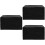 3Pièces Cache Pour 3D En Tissu Oxford Noir Résistant 8