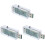 3Pièces Testeur USB Digital Transparent Charge Volts Ampères 4