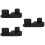 3Pièces Rangement Noir Multifonction Support Chargeur Pour Appareils 9
