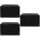 3Pièces Cache Pour 3D En Tissu Oxford Noir Résistant 9