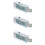 3Pièces Testeur USB Digital Transparent Charge Volts Ampères 10