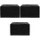 3Pièces Cache Pour 3D En Tissu Oxford Noir Résistant 5