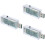 3Pièces Testeur USB Digital Transparent Charge Volts Ampères 8