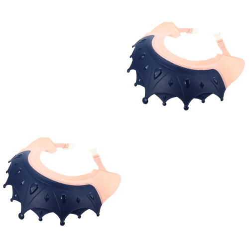2Pièces Chapeaux Shampooing Bébé Ajustables Protection Douche 2