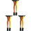 3Pièces Bas Orange Pour , Style Bonbon, Lavage Facile 3