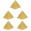 5Pièces Statue Pyramide Résine Style Rétro Pour Décor Maison 8