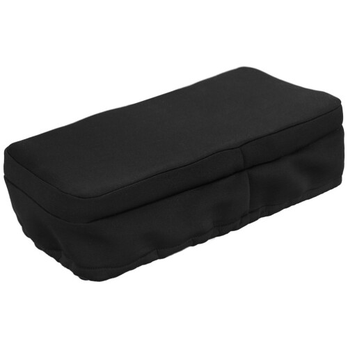 4Pièces Housse Coussin Protection Polyester Noir 1