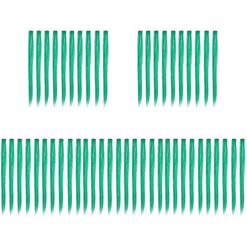 50Pièces Extensions Clip-in Vertes Élégantes Pour Usage 1