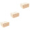 18Pièces Lingettes Réutilisables Bébé Beige Pour Repas 5