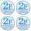 4Pièces Stickers Numéros Maison Pour Bureau 7
