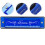 3Pièces Harmonica Métal ABS Bleu Petit Instrument Débutant 10 Trous 8