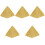 5Pièces Statue Pyramide Résine Style Rétro Pour Décor Maison 5