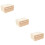 18Pièces Lingettes Réutilisables Bébé Beige Pour Repas 9