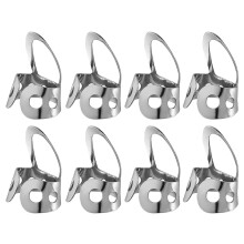 24Pièces Médiators Pouce Creux Argent Pour Guitare Banjo Résistants