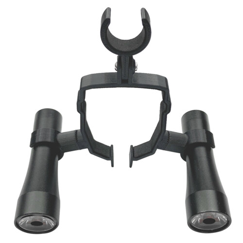 2Ensembles Support Projecteur Drone Noir Fixation Pour Lampes