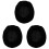 3Pièces Protection Guitare Noire En Tissu Robuste Usage Polyvalent 3