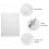 1Ensemble Porte-Badges Transparent En PP Durable Pour Collection 6