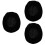 3Pièces Protection Guitare Noire En Tissu Robuste Usage Polyvalent 7