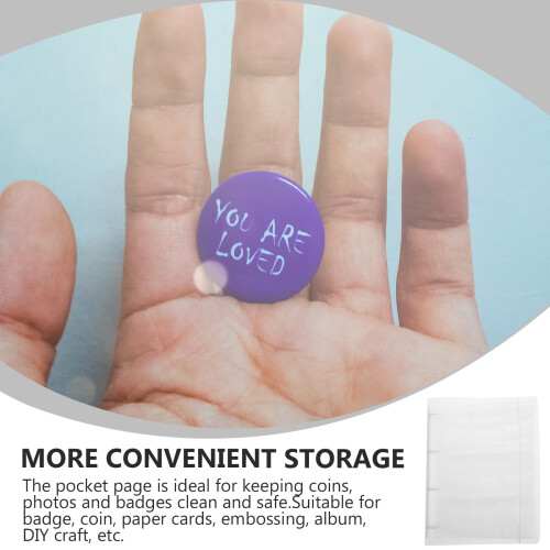1Ensemble Porte-Badges Transparent En PP Durable Pour Collection 2