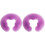 2Pièces Coussin Spa Silicone Violet Salon Confort Durable 2