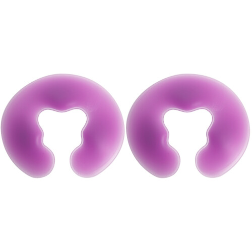 2Pièces Coussin Spa Silicone Violet Salon Confort Durable 1