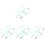 4Ensembles Laisse Chat Vert Mode Durable Polyester 4
