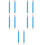 10Pièces Crayons Longs Pour Et 7