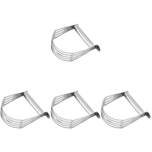 4Pièces Outils Coupe-Pâte Métal Ustensiles De Cuisson 1