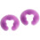 2Pièces Coussin Spa Silicone Violet Salon Confort Durable 4